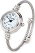 Geneva STC Silver Cable Band Women's Small Size Bangle Watch...