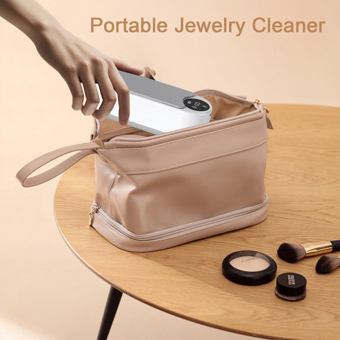 Generic Premium Jewelry Cleaner Machine - Ideal for Ring, Earring, Necklaces, Watch Strap, Makeup Brush Cleaning Also Functions as Glasses Cleaner...