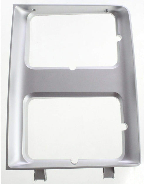 DAT AUTO PARTS Front Right Passenger Side Dual Head Light Headlamp Door Molding Insert Headlamp Bezel Cover Grille Trim Replacement for 1985-1988 ...