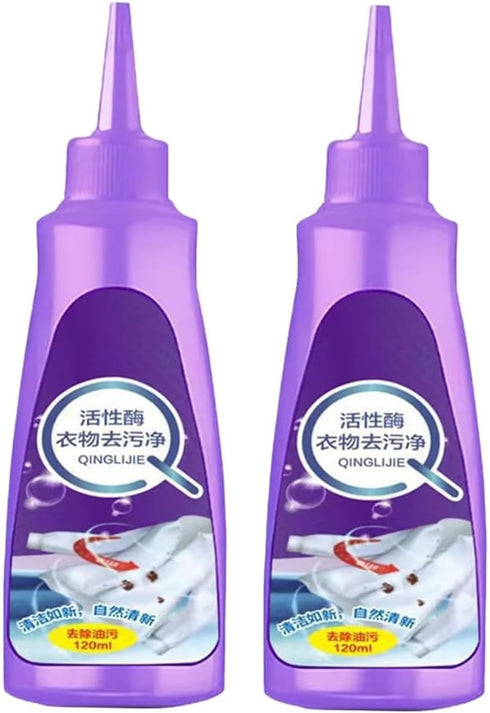 Clothes Oil Stain Remover,Active Enzyme Clothing Stain Remover, Active Enzymatic Laundry Cleaning, active enzyme laundry stain remover, Stubborn S...