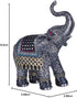 George S. Chen Imports SS-G-88051 Black Thai Elephant With Trunk Raised Collectible Figurine Statue...