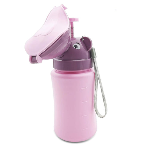 Travel Potty, Portable Elephant Leakproof Potty Urinal Emergency Toilet Pee Bottle Cup Jar for Toddlers Kids Baby Boys and Potty Pee Training for ...