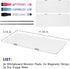 Monitor Memo Board, 2 pcs Magnetic Whiteboard Memo Board for Desktop, Dry Erase Memo Board with 3 pens...