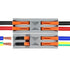 DIANN 10pcs Lever Wire Connectors 2 Circuit Inline Splices Electrical Wire Connector SPL-2 Lever Nuts Wire Connectors 28-12 AWG Quick Connect Spli...