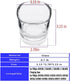 Replacement Charger Glass Cup for Philips Electric Toothbrush,for HX9100 CBA1001 CBA2001 CBA3001 Charging Base,Compatible with HX9350 HX9360 HX990...