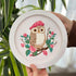 Sbewco Embroidery kit,Embroidery Starter Kits for Adults Beginners with Stamped Pattern,Embroidery Floss + Needles + Hoop, OWL 3 Pack......
