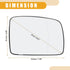 Rear View Mirrors Glass No.LR017067 - Car Right Side - for Land Rover RR Sport 2006-2009 Glass Clear - 1 Pc...