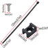 Saddle Type Mounts Base with 4.7inch Cable Ties and Tapping Screw ZZLZX 50 Sets 4.7 Inch Black Cable Zip Ties and Wire Cable Clips with Screw,Sadd...