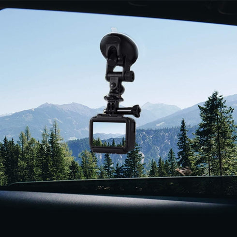 Suction Cup Mount Compatible with Gopro Hero 13 12 11 10 9 8/AKASO EK7000/Brave 4/Brave 7/V50X/Insta360 x5 x4/ODDV/DJI Osmo Action 5 Pro/Apexcam/I...