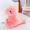 Pink Dino Plush,Cute Dinosaur Stuffed Animals,Super Soft Dino Plushie Toys,Dino Plush for Anxiety Relief Birthday Gifts for Kids Girls Boys Pink 8...