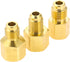 R134A R22 Brass Refrigerant Tank Adapter, R410a Vacuum Pump Adapter Fitting with 5/16" Sae Female x 1/4" Sae Male R12 R134A Tank Adapter Fits for ...