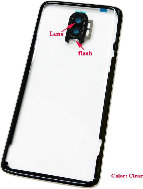 ubrokeifixit for OnePlus 6T Housing Rear Back Glass Door Cover Replacement for OnePlus 6T A6010 A6013 LTE 6.41" (Clear)...
