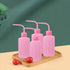 4 Packs Wash Bottle Plastic Tattoo Wash Bottle Water Squirt Bottle Squeeze Diffuser Bottle Food Dispensers Salad Jam Bottle (Pink)...