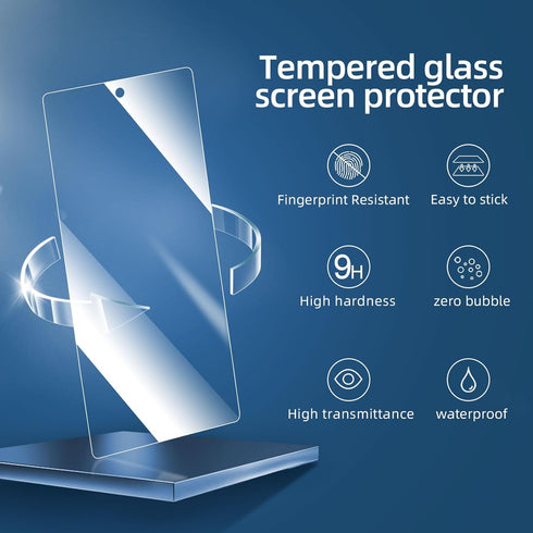 NEW'C [3 Pack Designed for Google Pixel 7a Screen Protector Tempered Glass, Bubble Free, Ultra Resistant......