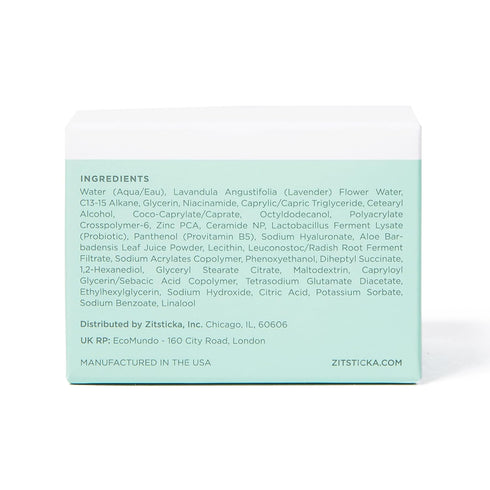 ZitSticka NEW HydraDew Gel Moisturizer for Face- 1.9 Fl Oz Hydrating Formula for Acne Prone, Dry, Oily & Sensitive Skin - Made w/Niacinamide, Hyal...