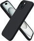 ORNARTO Compatible with iPhone 15 Case 6.1, Slim Liquid Silicone 3 Layers Full Covered Soft Gel Rubber Phone Case, Anti-Scratch Shockproof Protect...