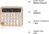 Mechanical Switch Calculator, Desktop Calculator 12 Digit Large LCD Display Big Button Calculator for Christmas Apricot Clear Standard for Daily a...