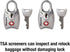 Master Lock 4689T TSA Approved Keyed Lock, 2 Pack, Colors May Vary...