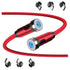 540° Rotation Magnetic Charging Cable, Magnetic Charging Tips 3in1 Short USB Cable Compatible for all Smartphone/ChargeBank/Charging Station for M...