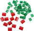 Hotel Game Replacement Pieces Monopoly Replacement Pieces 12 Red Houses and 32 Green Houses Game Plastic Houses & Hotels Game Piece Supplement Acc...
