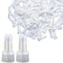 50pcs Closed End Crimp Connectors, AWG8-6 Insulation Wire End Caps Protective Nylon Wire Crimps Terminal (CE8)...