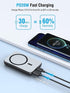 QiSa Portable Charger, PD 30W Fast Charger Foldable Wireless Power Bank with USB-C Port, Mag-Safe Battery Pack Only for iPhone 15/14/13/12 Series ...