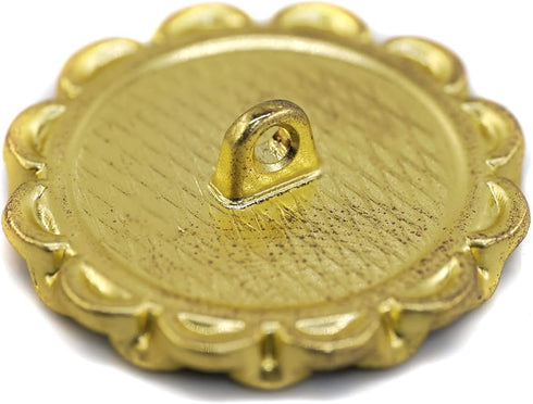 20 pcs Enamel Covered Copper Foil Fragments Floral Metal Shank Sewing Coat Buttons -25mm -1"...