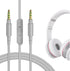 Geekria Audio Cable with Mic Compatible with Beats Studio Pro, Studio 3 Headphones Cable, 1/8" (3.5mm) to 3.5mm Replacement Stereo Cord with Inlin...