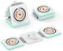 15W Fast Wireless Charger Pad Foldable 3 in 1 Travel Wireless Charging Station Kick for Samsung Galaxy S24 S23 FE S22 S21 S20/Note20/Z Flip Fold 6...