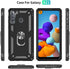 Samsung A21 Phone Case, Galaxy A21 Phone Case with Screen Protector, Military Grade Protective Cases with Ring for Samsung Galaxy A21 (Black)...