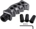 Gear Shift Knob, Universal Car Manual Stick Lever Handle Shifter Head Transmission Pistol Grip Gear Shifter Knob with 3 Adapters for Most Manual a...