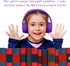 Kids Headphones Bluetooth 5.3 Wireless 60H Play Time Volume Limit 85/110dB Over Ear Foldable Protection Headset/Wired AUX Cord Mic for Child Boy G...