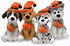 Plushland Halloween Pawpals 8 inches Puppy Dog Plush Stuffed Toy Comes with Hat and Halloween Jack O Lantern - Pumpkin for Kids on This Holiday (L...