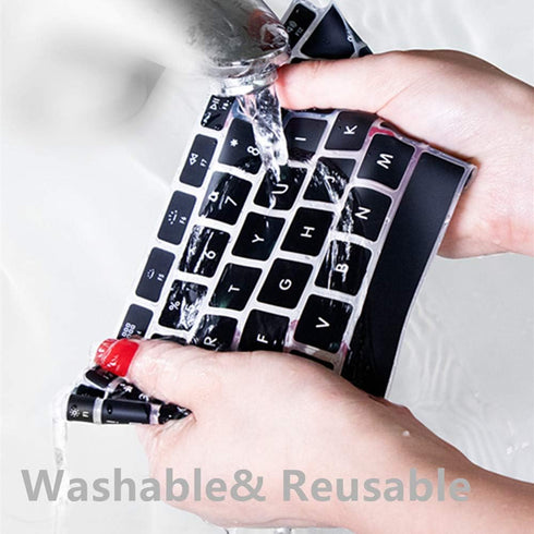 Se7enline Compatible with MacBook Air 2018/2019/2020/2021/2022/2023/2024 Keyboard Cover 13 inch Soft Protector for MacBook Air 13-Inch Touch ID wi...