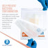 Dynarex Dynafoam Waterproof Bordered Adhesive Foam Wound Dressing Bandage, 4" x 4", 10 Count...