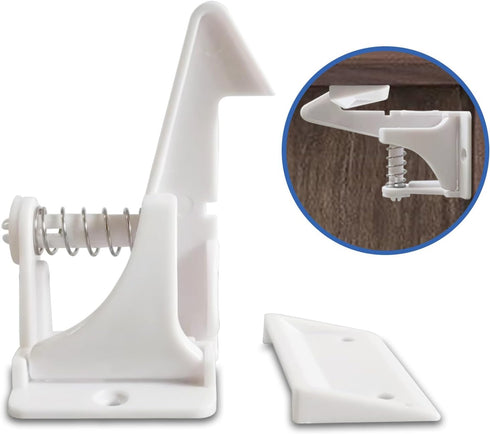 Child Cabinet Locks (12 Pack), Baby Proofing Safety Locks for Cabinets, Drawers, Appliances, Easy Installation, No Drilling Required, Ideal for To...