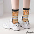 Ancient Egypt Crew Socks for Woman Size 6-8 Mythology Pharaohs Hieroglyph Engraving Girls Socks...