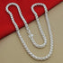 925 Sterling Silver Bracelet and Necklace Sets ZBS058...