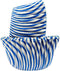 Regency Wraps Greaseproof Professional Grade Baking Cups, Pack of 40, Standard Liners, Blue Pisa Stripe, for Cupcakes, Muffins, Candy, Non Stick...