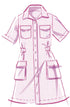 McCall's Boys Sleeve Shirt, Pants, Shorts and Girls' Dress Sewing Pattern Packet, Design Code M8462, Sizes 7-8-10-12-14, Multicolor...