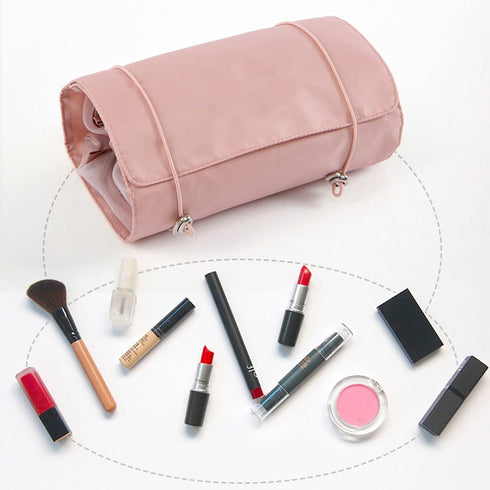 Detachable Cosmefic Bag, 4 IN 1 Removable Portable Toiletry Travel Hanging Makeup Bags Organizer,Bathroom Bag for Shower (Pink)...