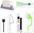 8 Pcs Hand-held Groove Gap Cleaning Tools,Door Window Track Cleaning Tools Groove Corner Crevice Cleaning Brushes for Sliding Door/Tile Lines/Shut...
