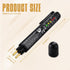 Brake Fluid Tester, Brake Fluid Test Strips, Hydraulic Fluid Liquid Oil Moisture Analyzer with 5 Led Indicators, DOT 3 DOT 4 DOT 5.1 Brake Fluid L...