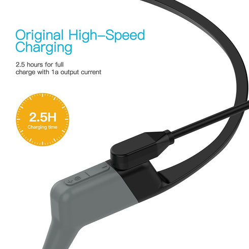 AWINNER 2 Pack Compatible for Shokz Charging Cable,Magnetic Charger Cord Compatible for Aftershokz Aeropex AS800,Shokz OpenRun Pro,OpenRun,OpenRun...