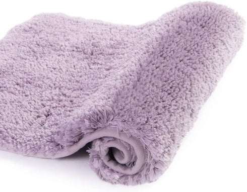 Walensee Bathroom Rug Non Slip Bath Mat for Bathroom (16 x 24, Lavender) Water Absorbent Soft Microfiber Shaggy Bathroom Mat Machine Washable Bath...
