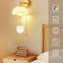 LINEWAY Rechargeable Light Bulbs with Remote, Battery Operated Light Bulb 2000mAh E26 Detachable Charging, 15 Colors Selectable/Timer/Dimmer Puck ...