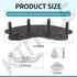 Stand Mixer Attachment Holders/Base Accessories Cradle - Compatible With Kitchenaid Mixer Organizer for 4.5QT/5QT/6QT, Equipped With Rubber Feet (...