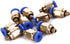 Eowpower 10 Pcs PC4-M5 Pneumatic Air Straight Quick Fitting 4mm thread M5 One touch hose Connector...