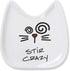 Pavilion Gift Company Blobby Cat, Cat Spoon Rest "Stir Crazy", 5", White...