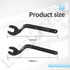 DECKMAN RA1152 Offset Wrenches for Router Bit-Changing Compatible With Bosch Routers RA1152 Offset Wrenches 1613, 1613EVS, 1617, 1617EVS, 1619EVS ...